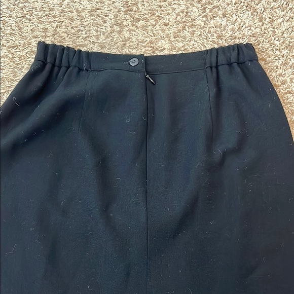 Vintage Knee Length Pencil Skirt Bundle Talbots Wool Sz 8 & Ingenuity Sz 6 - Picture 12 of 12